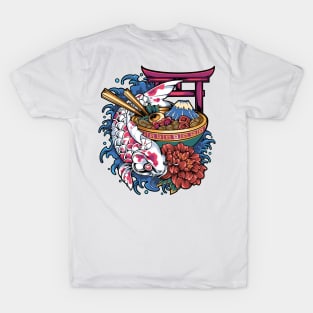 japanese koi fish ramen T-Shirt